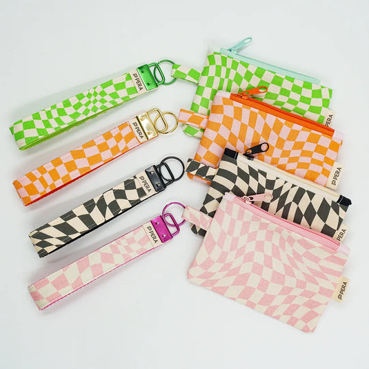 Candy Check Zippered Wallet
