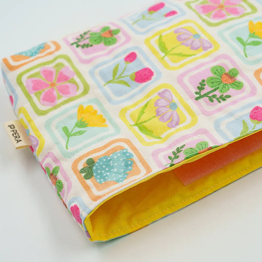 Flower Patchy Book Sleeve - Small