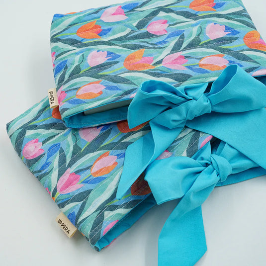 Tulip Field Book Sleeve - Small
