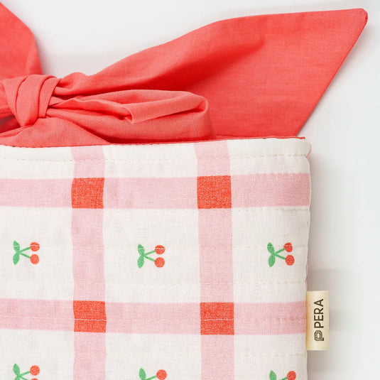 Cherry Picnic Book Sleeve - Medium