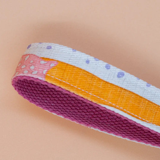 Mixed Colour Denim Wristlet Keychain - Pera Atelier